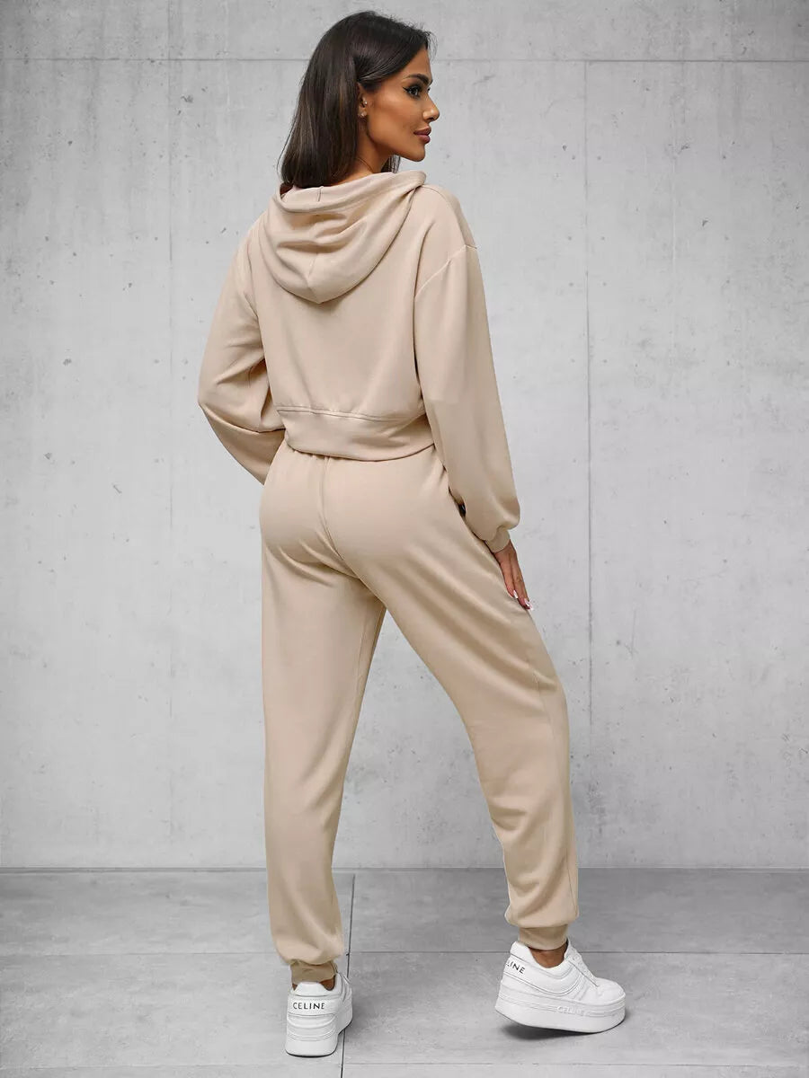 Sieviešu brūns brīvā laika apģērbu komplekts Tiny.