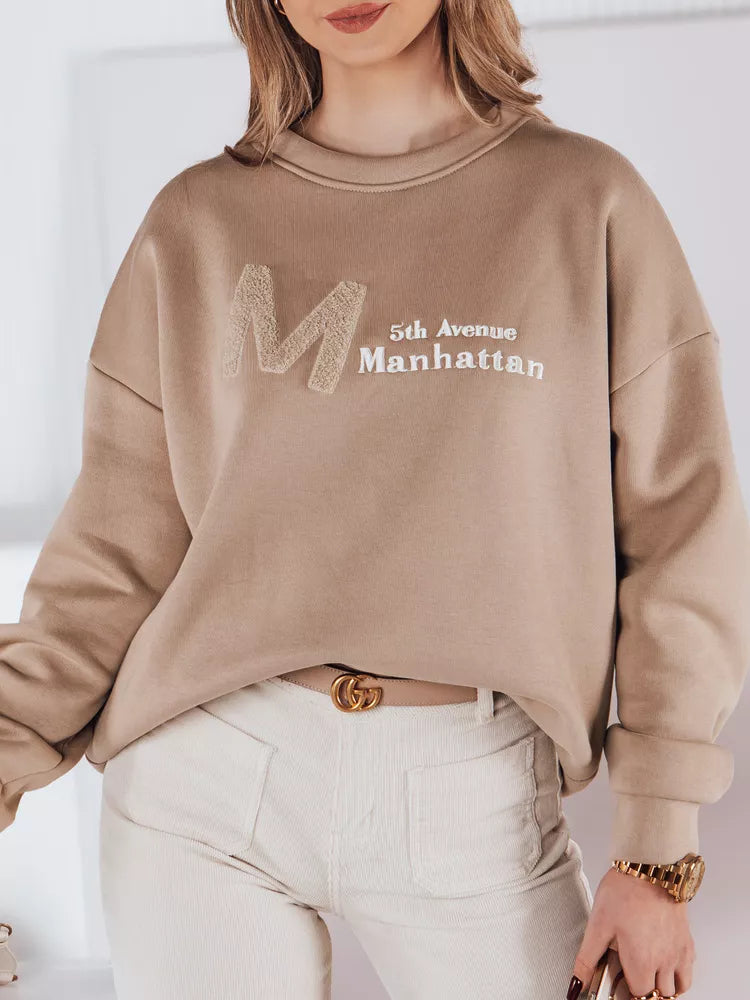 Sieviešu brūns džemperis Aven