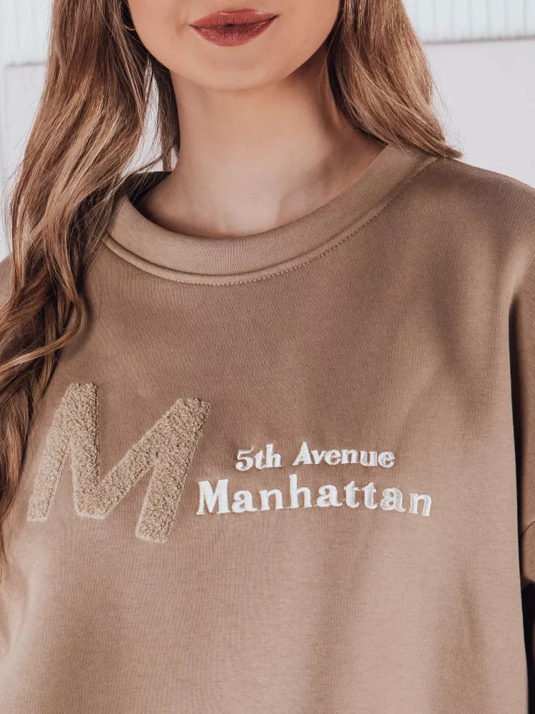 Sieviešu brūns džemperis Aven