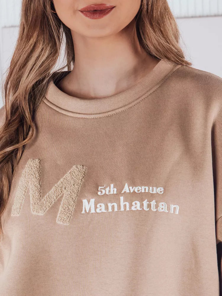 Sieviešu brūns džemperis Aven