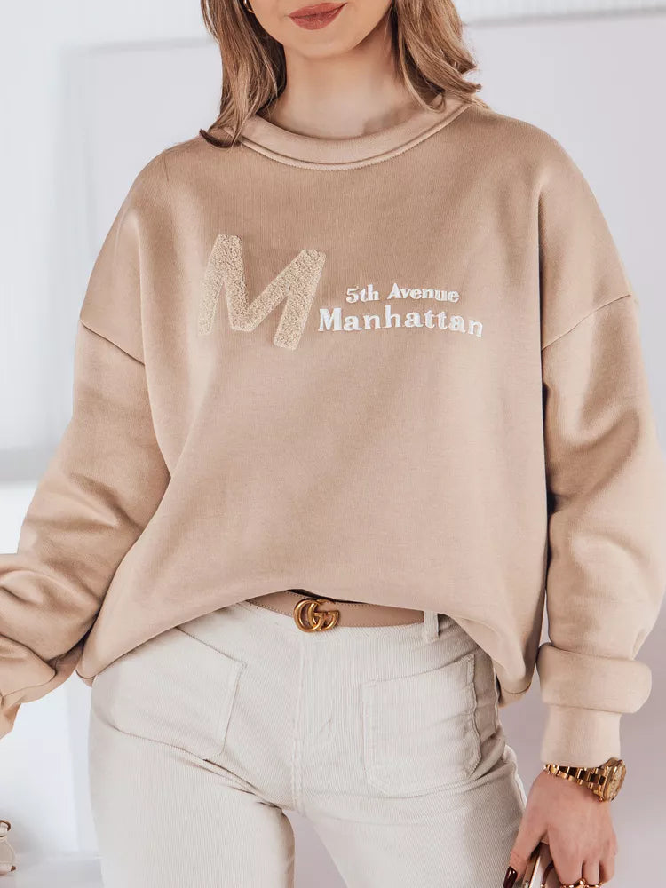 Sieviešu brūns džemperis Aven