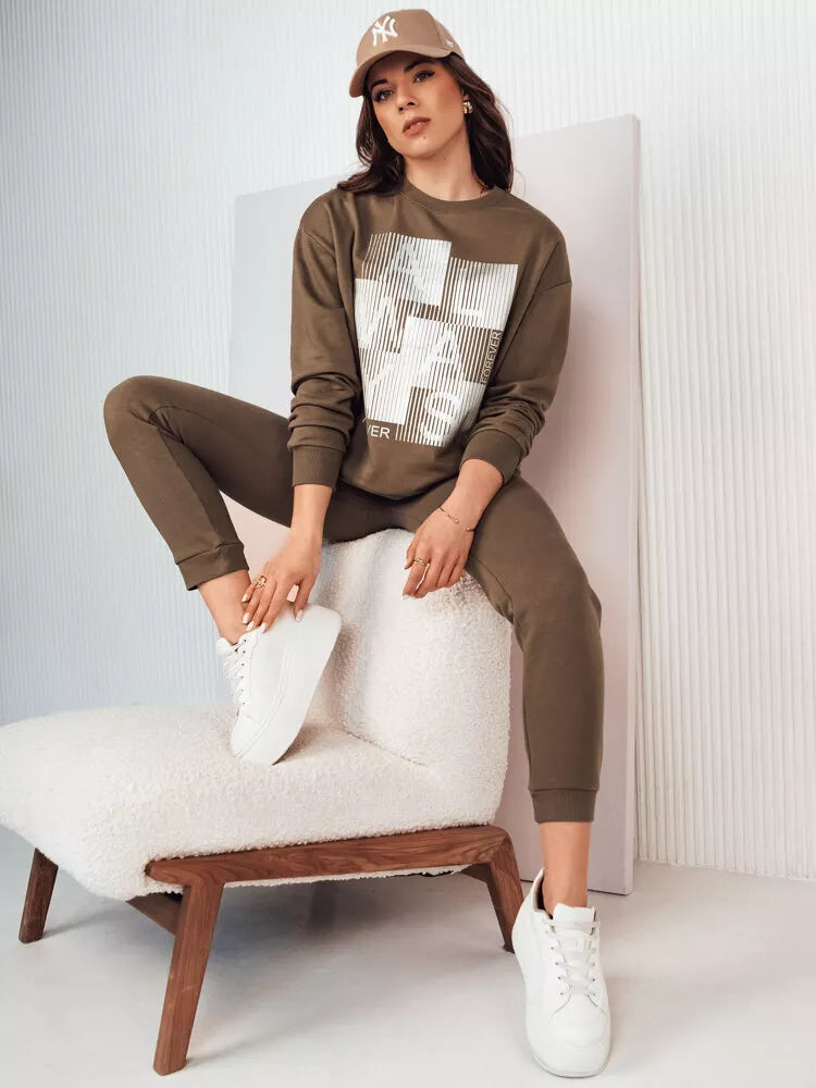 Sieviešu brūns džemperis Femme