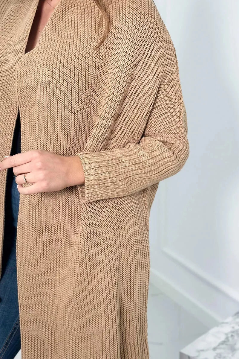 Sieviešu brūns kardigans Nave