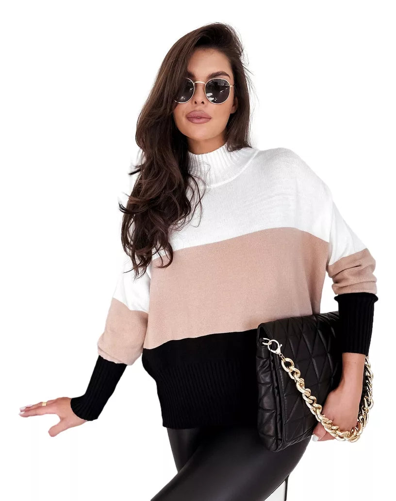 Sieviešu brūns džemperis Serin