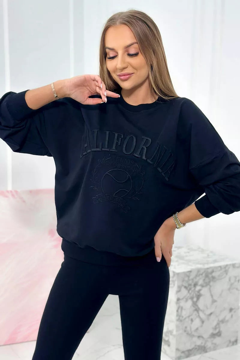 Sieviešu melns komplekts California