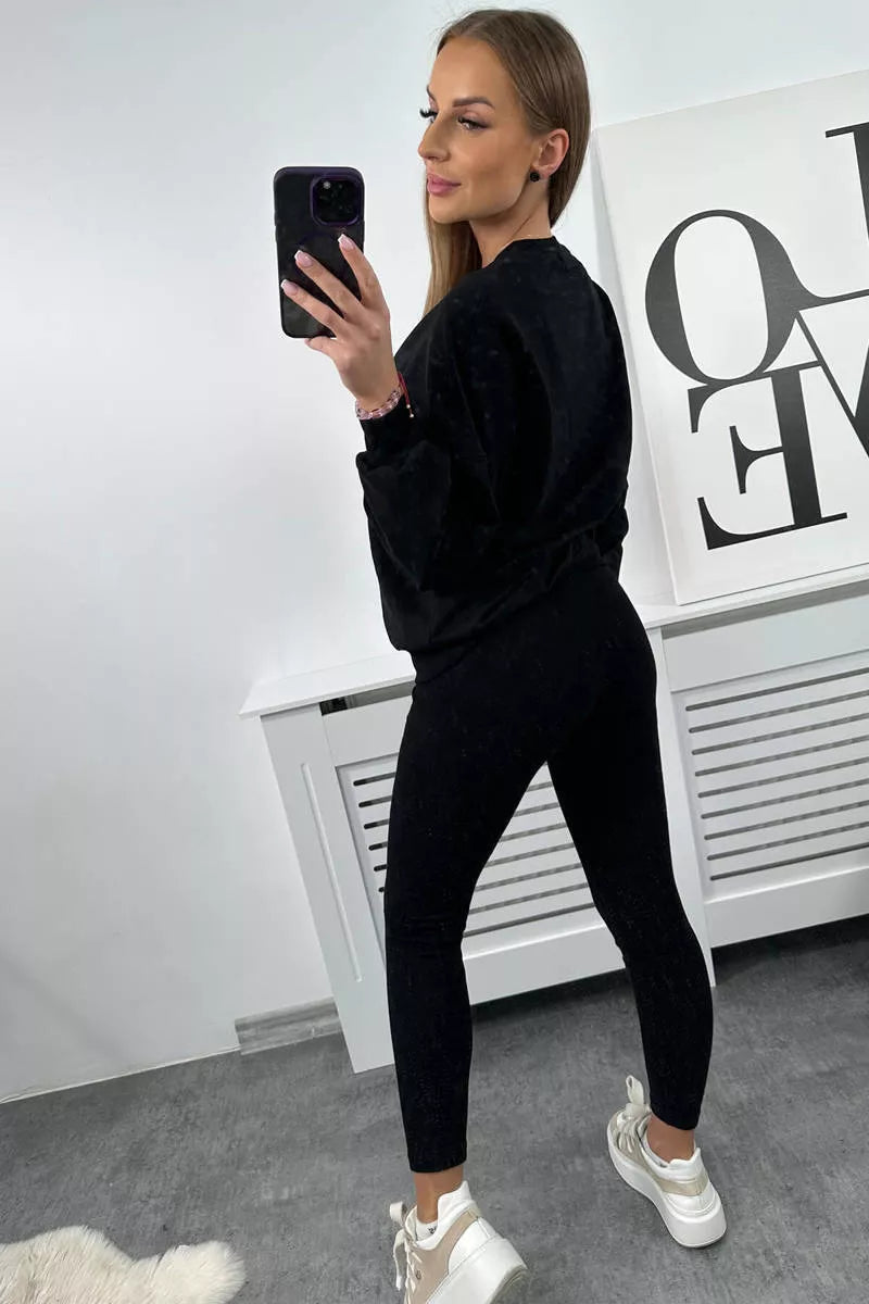 Sieviešu melns komplekts California