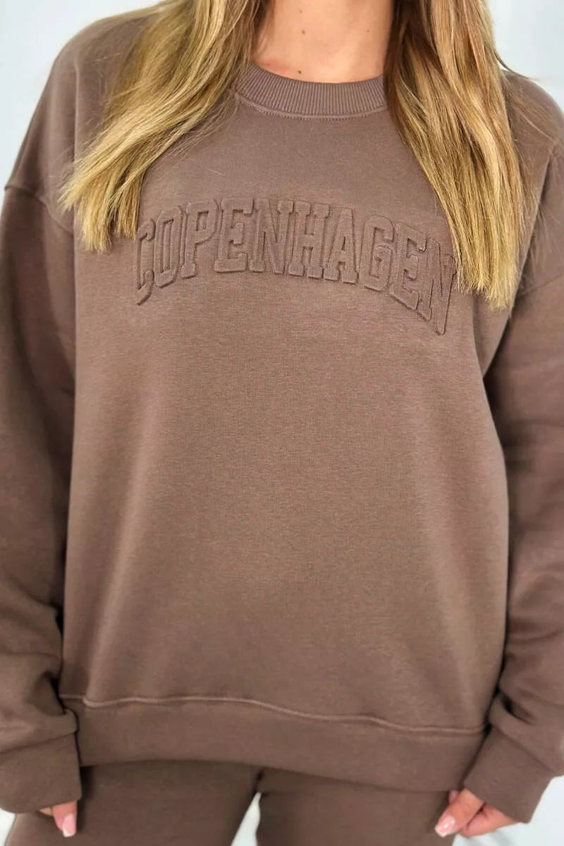 Sieviešu brūns komplekts Copenhagen