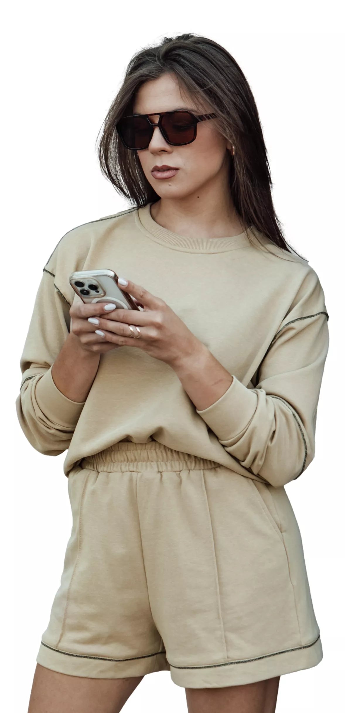 Sieviešu brūns komplekts Megin.