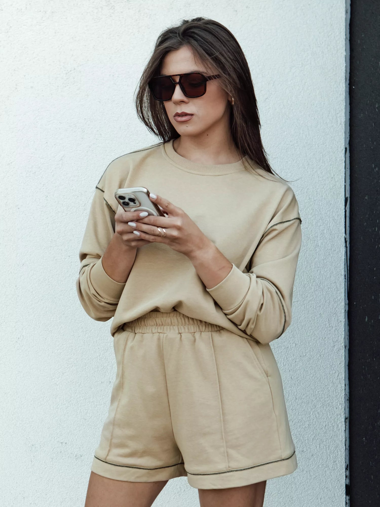 Sieviešu brūns komplekts Megin.