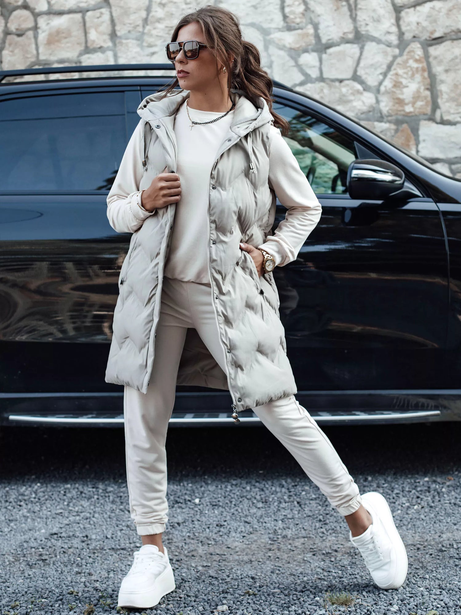 Sieviešu brūns kostīms Milin.