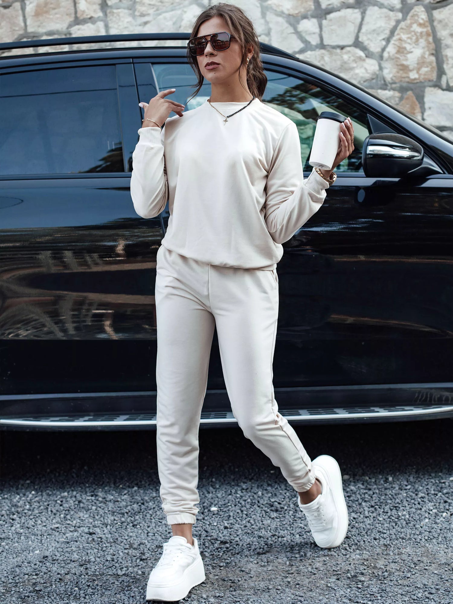 Sieviešu brūns kostīms Milin.