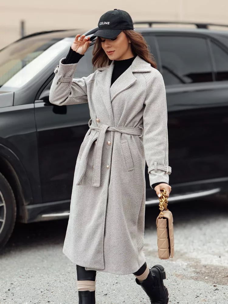 Sieviešu brūns mētelis Cameli