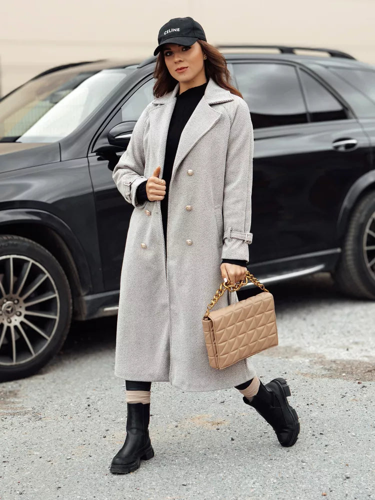 Sieviešu brūns mētelis Cameli