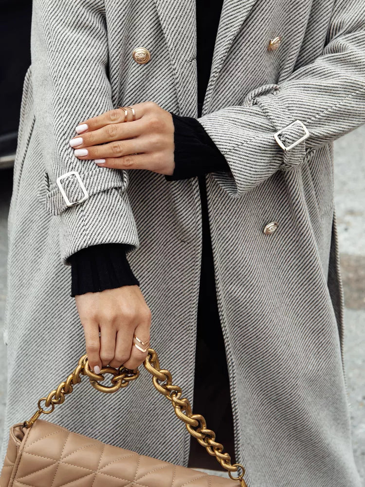 Sieviešu brūns mētelis Cameli