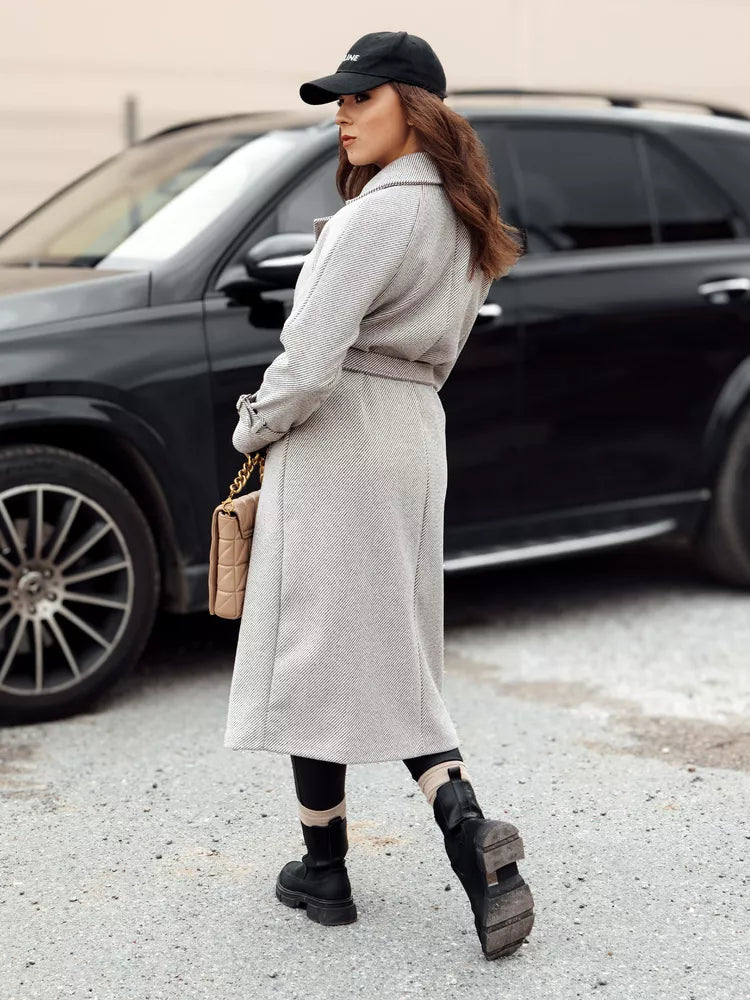 Sieviešu brūns mētelis Cameli