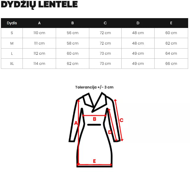 Sieviešu baltais mētelis Izabel