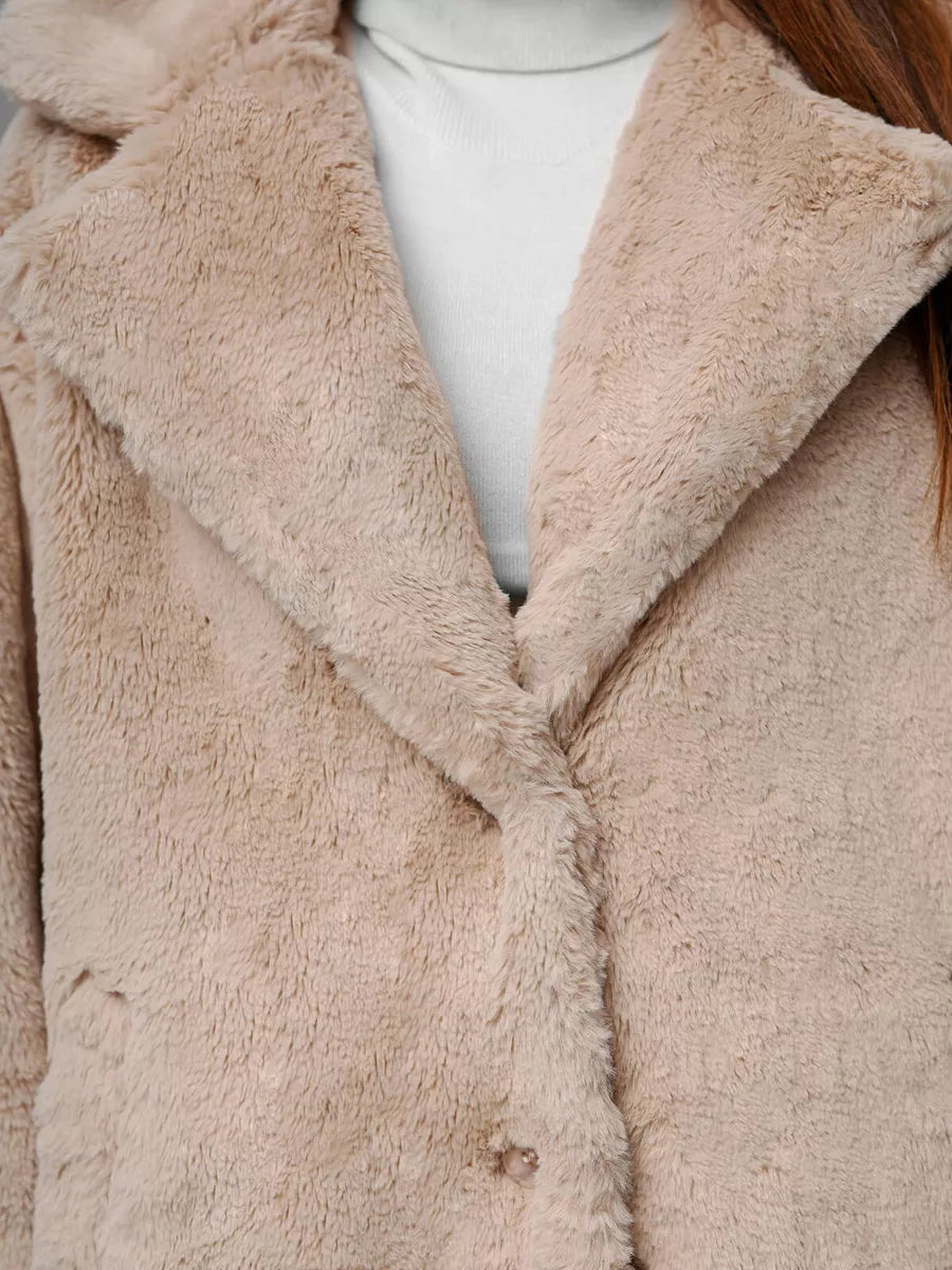 Sieviešu brūns mētelis Klara