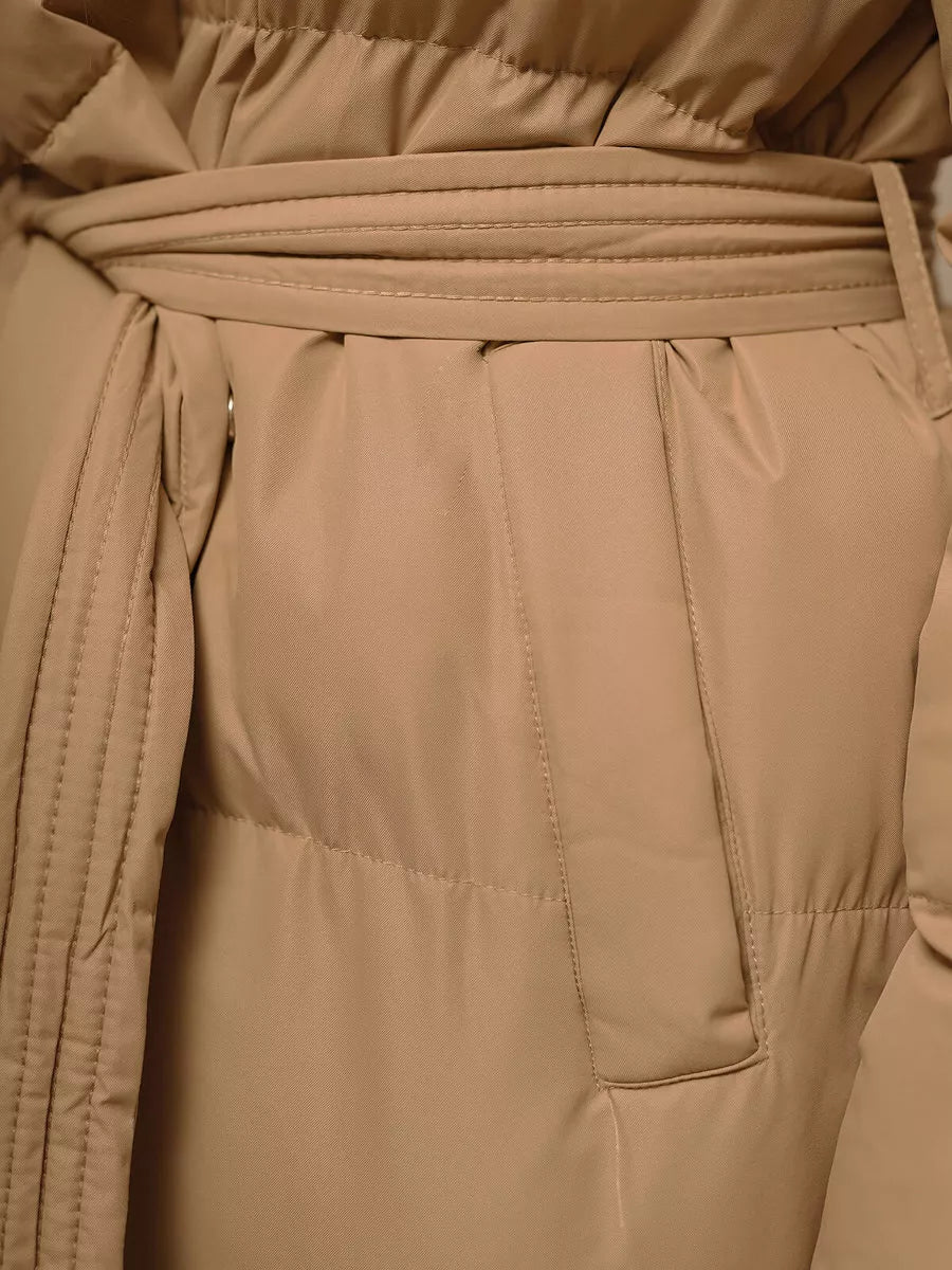 Sieviešu brūns mētelis Korper