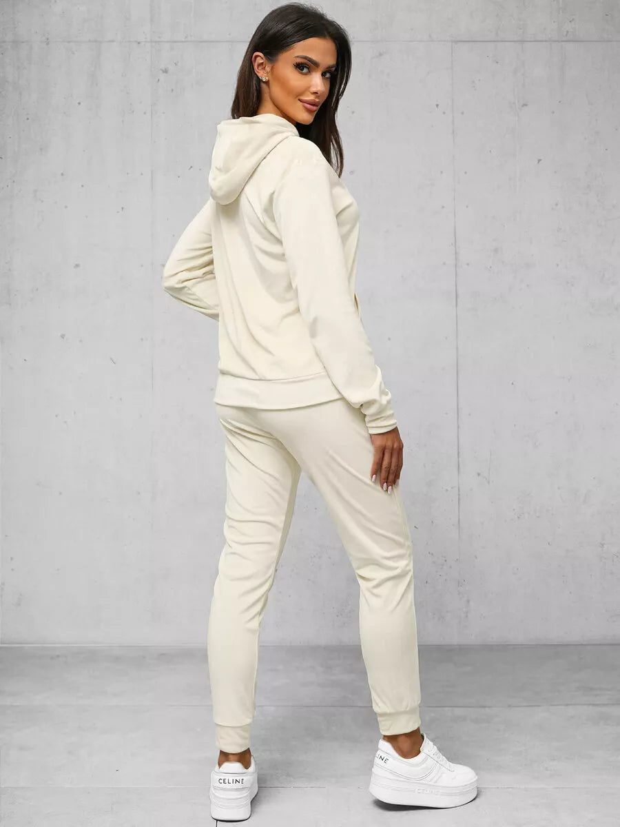 Sieviešu brūns velūra komplekts Softi.