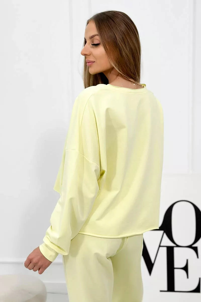 Dzeltena sieviešu komplekts Evoli