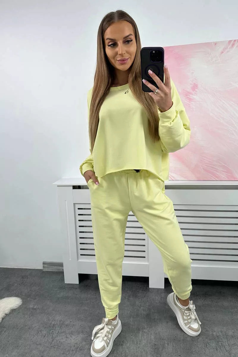 Dzeltena sieviešu komplekts Evoli