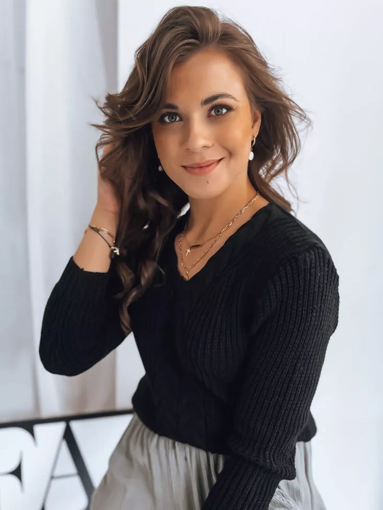 Sieviešu džemperis melns Mira