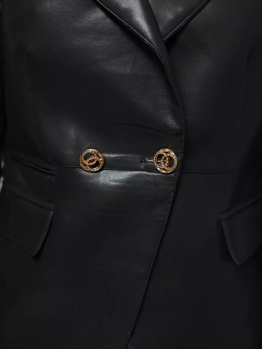 Sieviešu eko ādas jaka Rocky