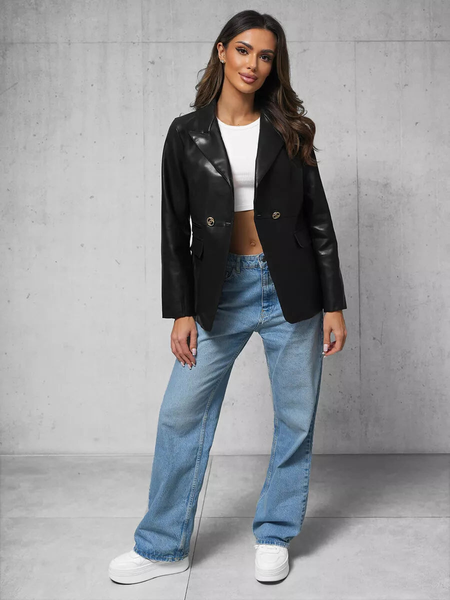 Sieviešu eko ādas jaka Rocky