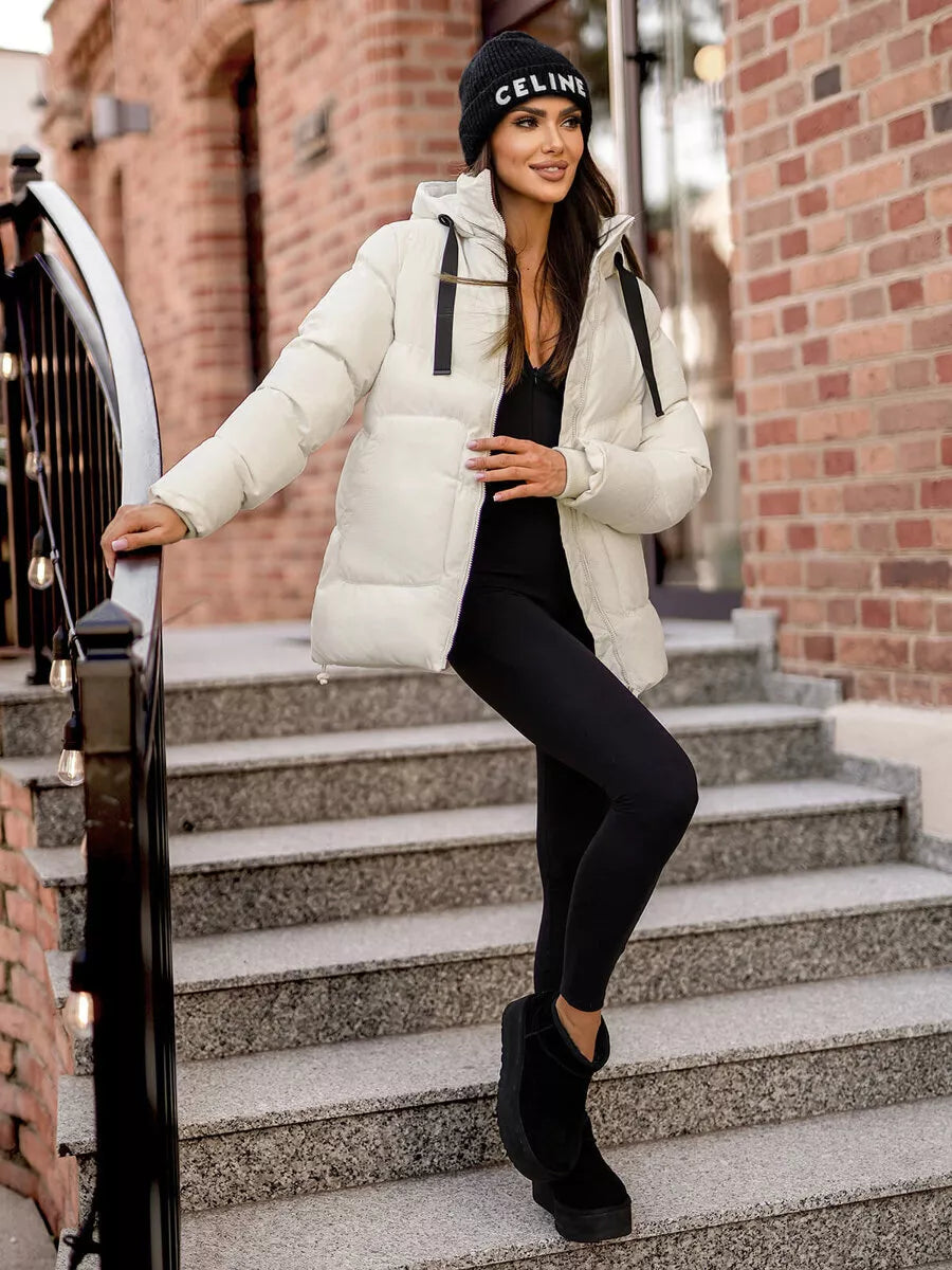 Sieviešu brūna jaka Emerit