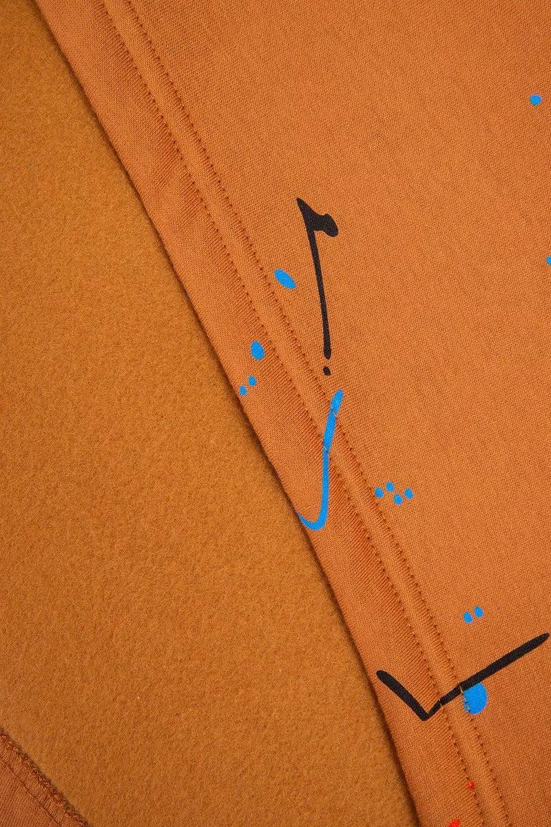 Sieviešu komplekts Splash, spilgti brūnā krāsā.