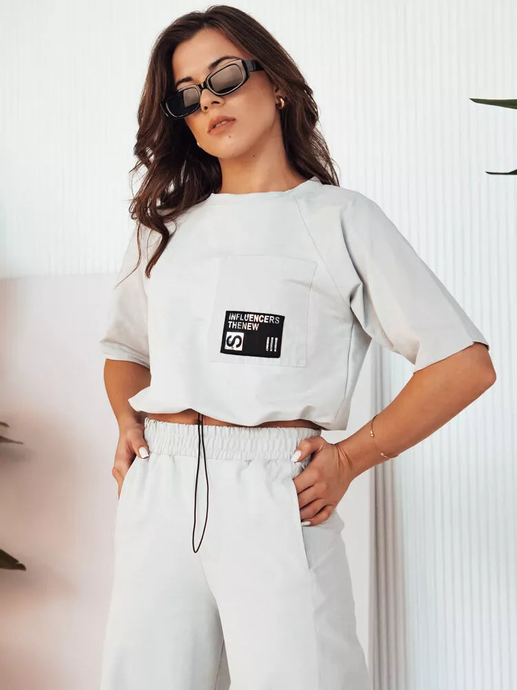 Sieviešu gaiši pelēks komplekts Holty.