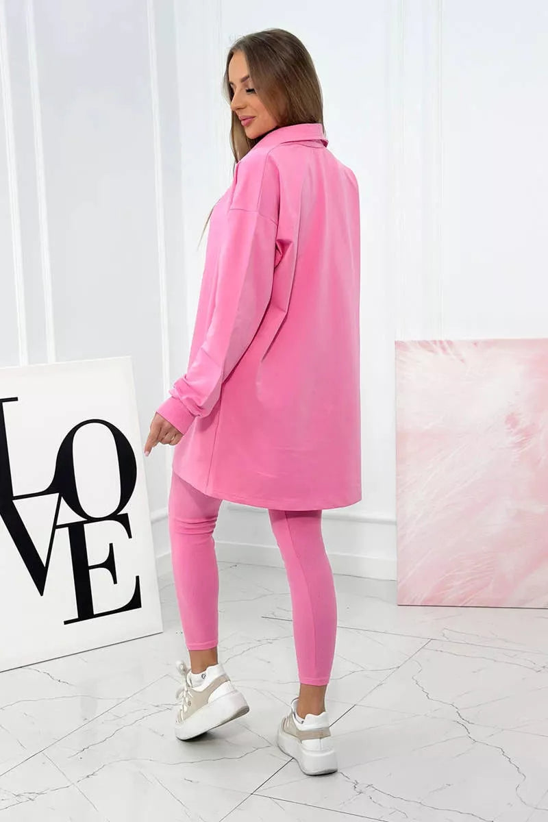 Sieviešu gaiši rozā komplekts Triple.