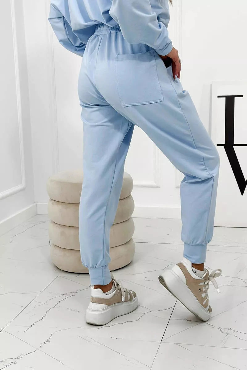 Sieviešu gaiši zils komplekts Evoli.