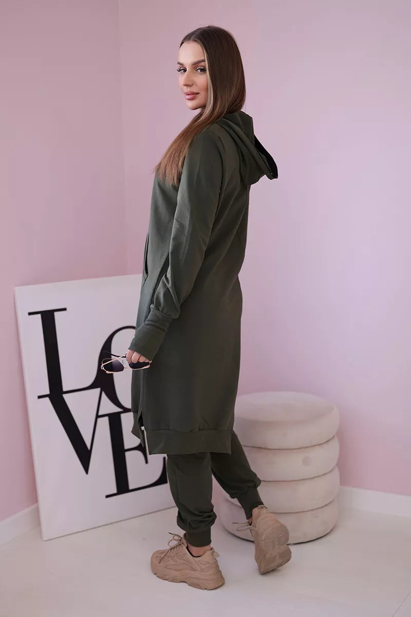 Sieviešu haki krāsas komplekts Donni