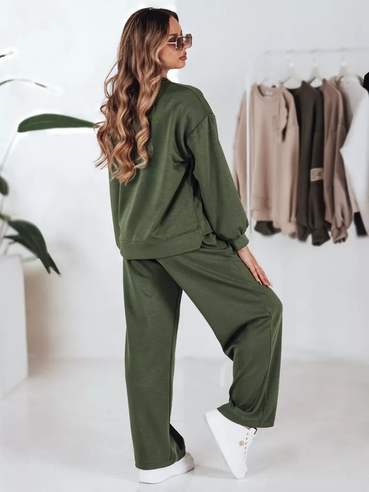 Sieviešu haki krāsas komplekts Silva.