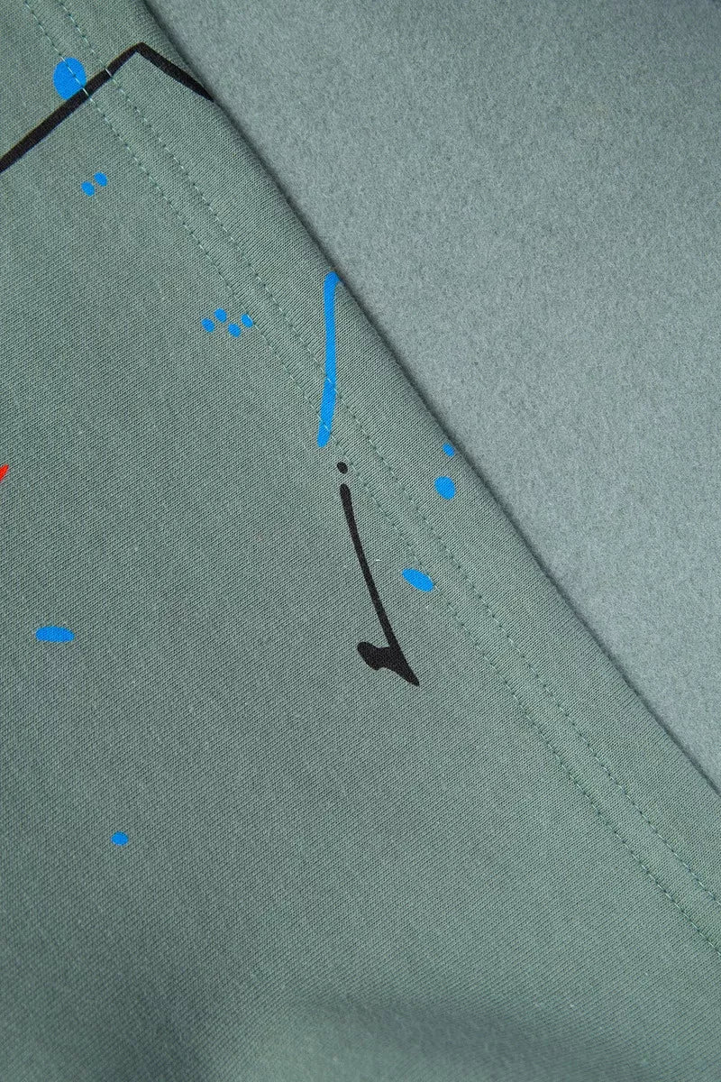 Sieviešu haki krāsas komplekts Splash.