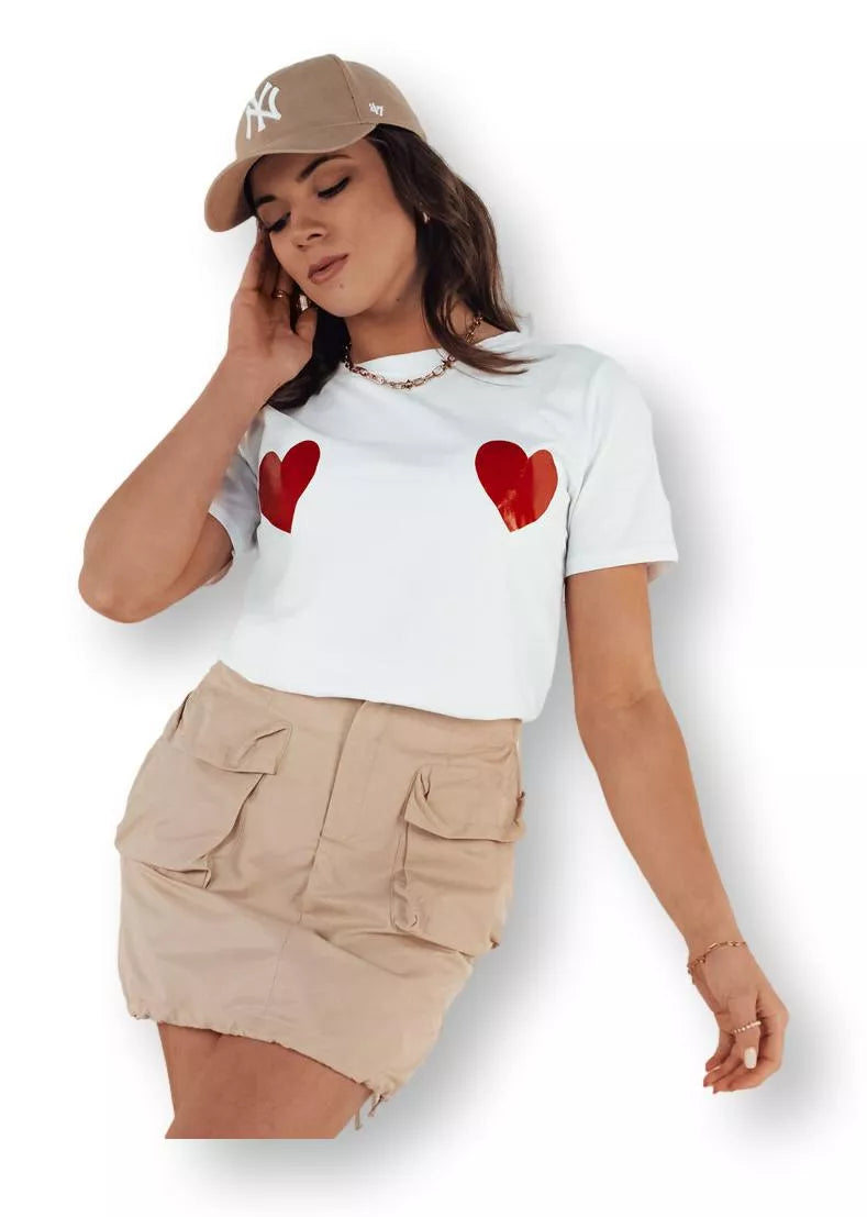 Īsi sieviešu brūni svārki Quilla