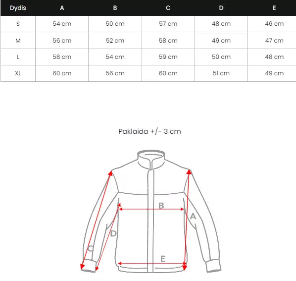 Melna sieviešu jaka Beni