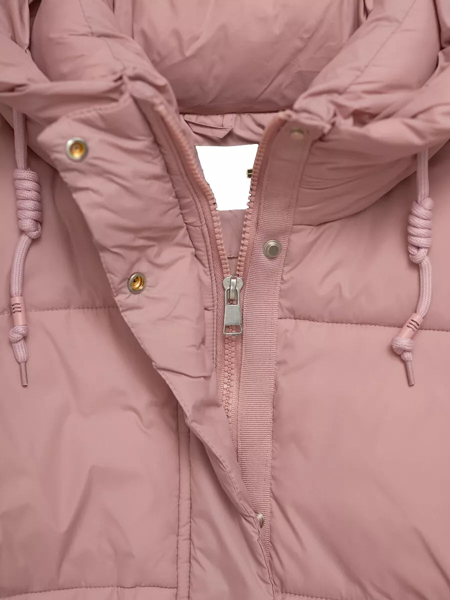 Rozā sieviešu jaka Maja