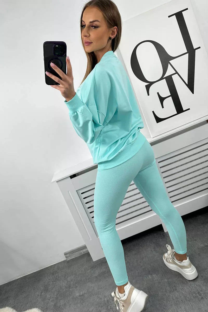 Sieviešu piparmētru krāsas komplekts California