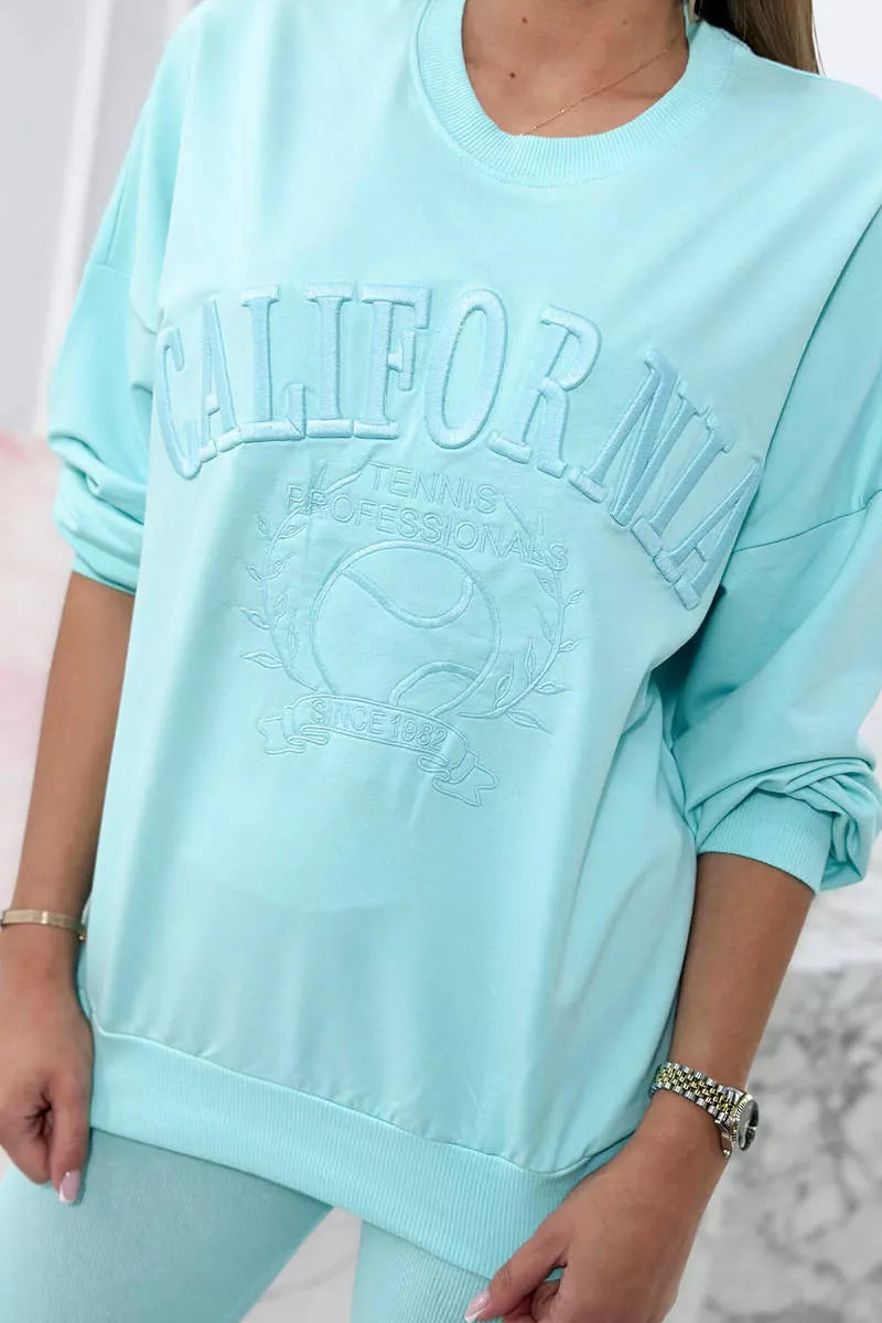 Sieviešu piparmētru krāsas komplekts California