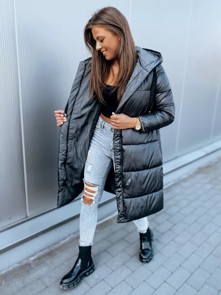 Sieviešu melna jaka Fausta