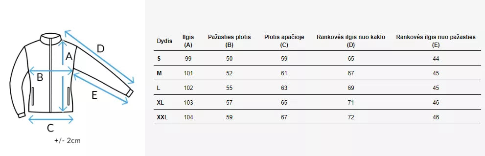 Sieviešu melna jaka Fausta