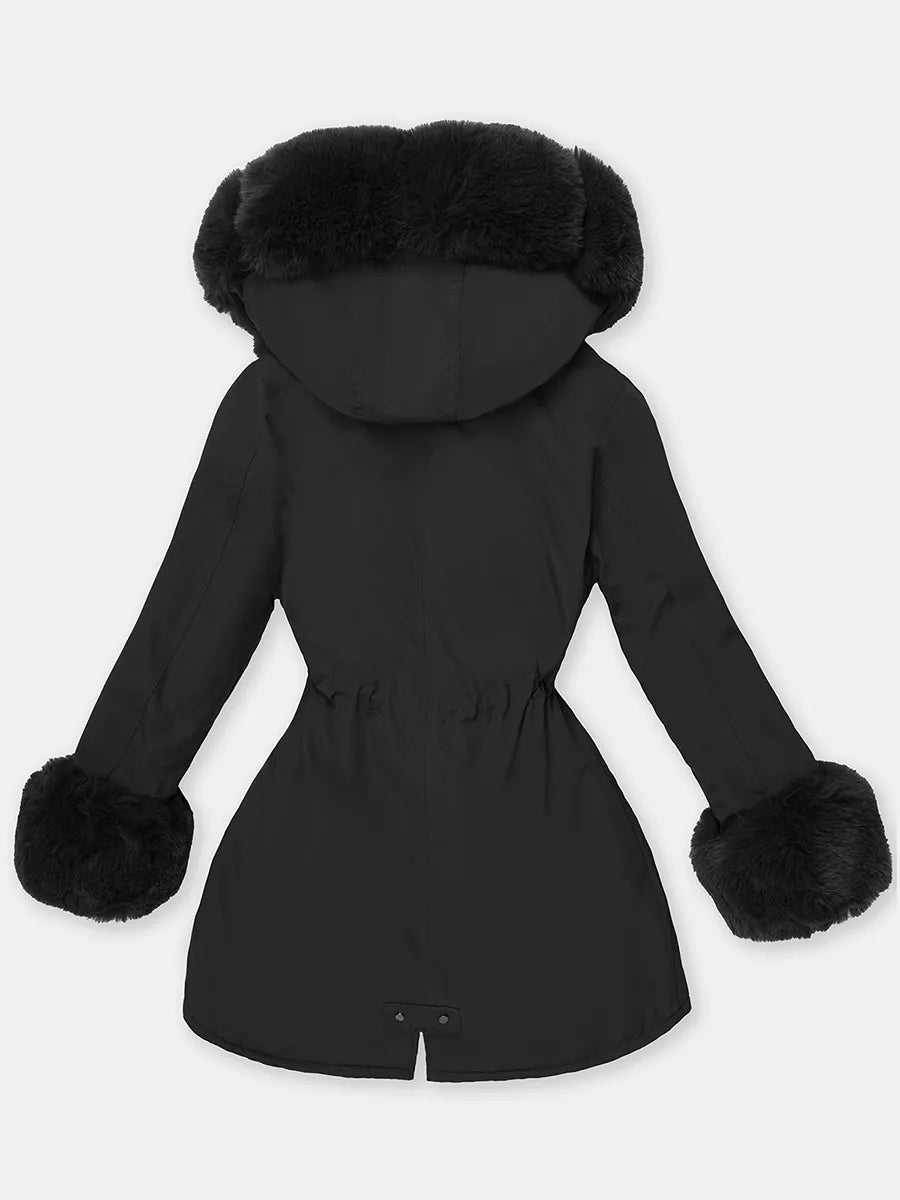 Sieviešu melna jaka Gibon