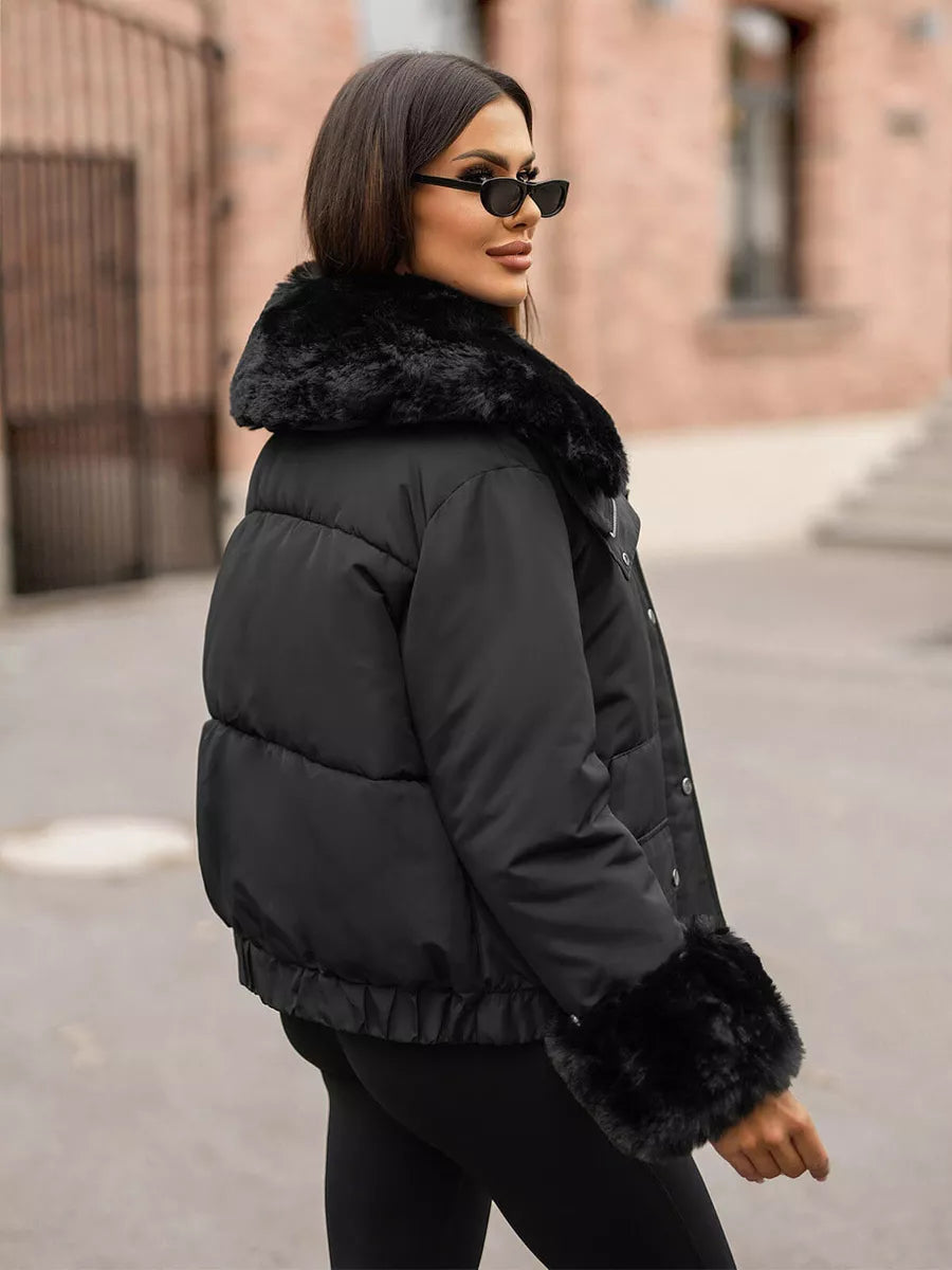 Sieviešu melna jaka Lara