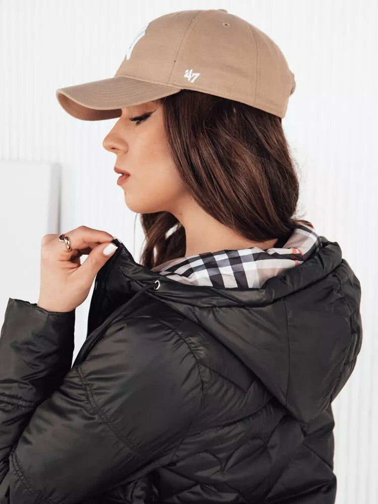 Sieviešu melna jaka Olmo