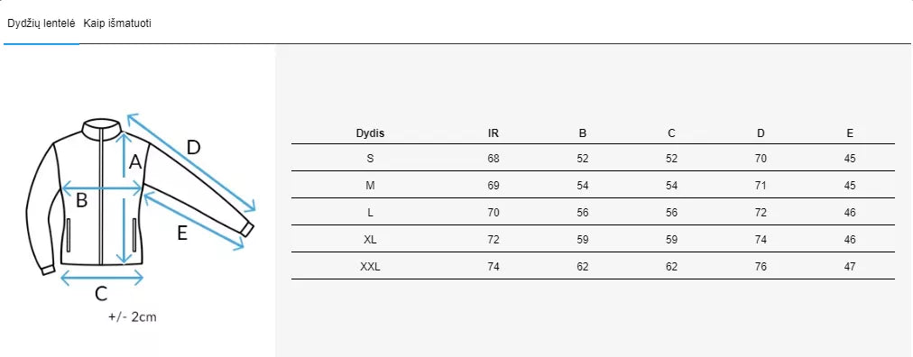 Sieviešu melna ziemas jaka Doran