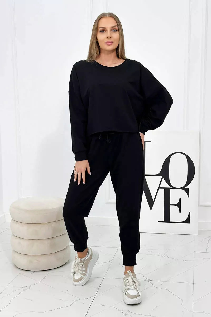 Sieviešu melns komplekts Evoli.