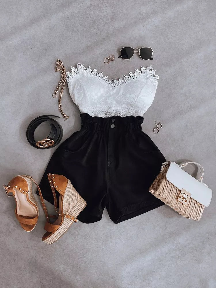 Sieviešu melnas šorti Orel