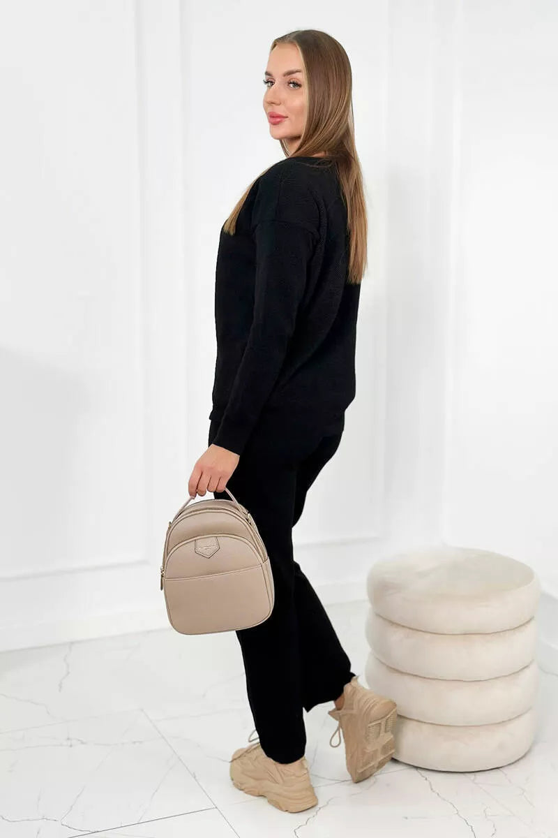 Sieviešu melns komplekts Lora